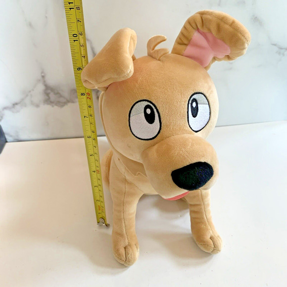 The Odd 1s Out Floof the Dog Plush UCC Distributing Tan 12 Inch Stuffed Animal - Picture 7 of 8